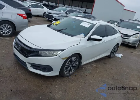 2017 Honda Civic Ex-L z USA, uszkodzony, nr VIN 2HGFC1F73HH635170